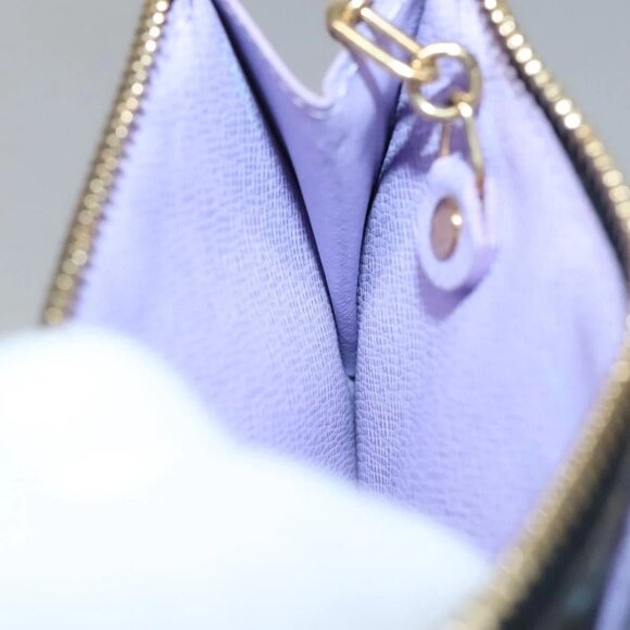 LOUIS VUITTON Monogram Pochette Cles NM Coin Purse Black M60279 Auth 131837 - Picture 11 of 16